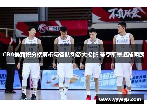 CBA最新积分榜解析与各队动态大揭秘 赛季前景逐渐明朗